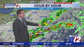 WPRI 12 Weather Forecast 8/1/26: Warm, Humid This Weekend; Showers, T-Storms Monday