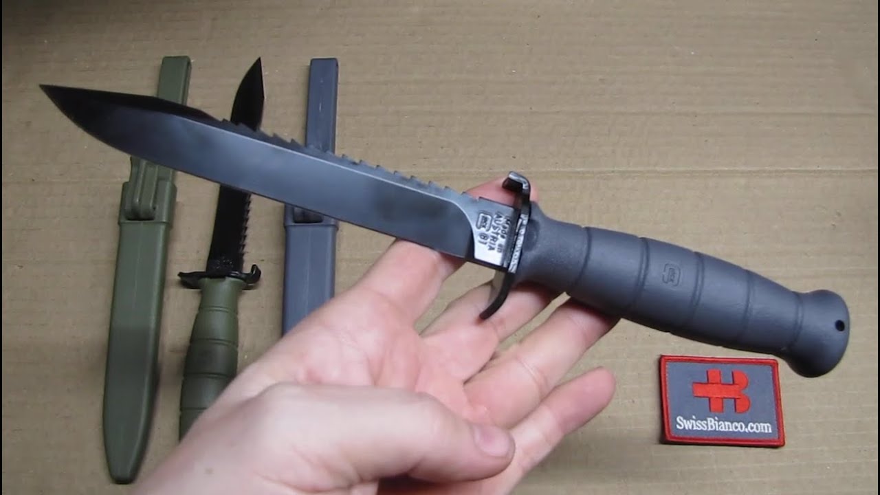 glock feldmesser fm 81 - a classic with sawback. - YouTube