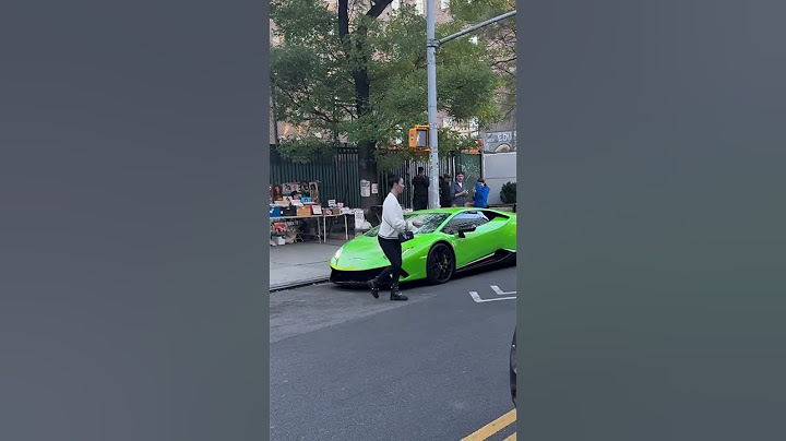 Lambo Revving at the Wrong Pedestrian? ☕🚗 #shorts