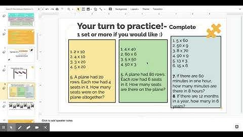 Multiplication and Division Reomte learning unit. - Google Slides