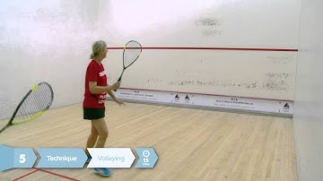 SquashStart Lesson 5 - Technique: The Volley