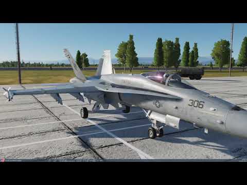DCS F-18 აფრენა
