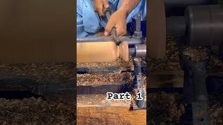 Transforming Wood into Fantastic Design Part 1 #shorts #short #lathe #woodturning #viral #trending