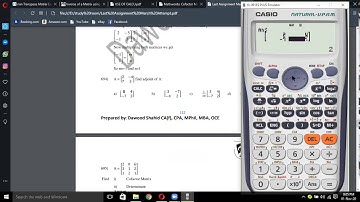 AFC 3 QM Crash Course ll Determinent, Adjoint & Cofactor ll Calculator Tricks ll Class 2 ll