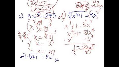 6 5 solving radical equations