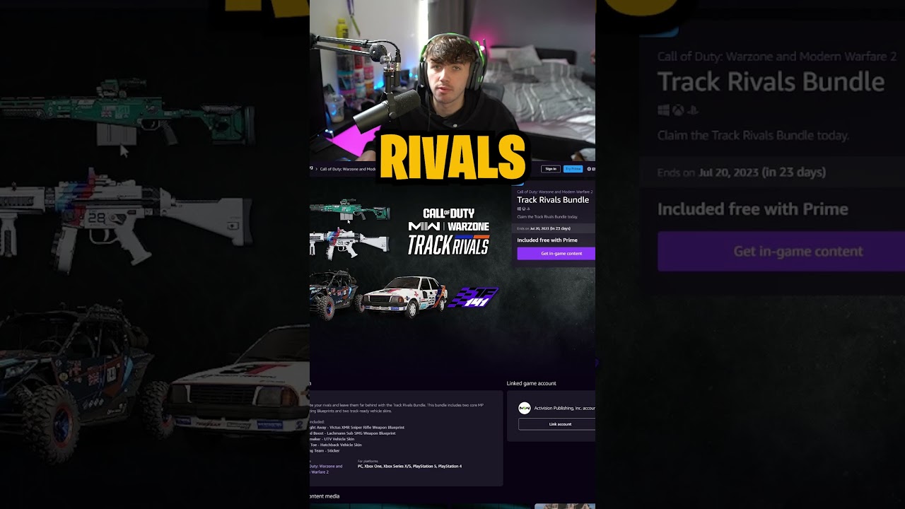 Warzone 2: How to get the Track Rivals bundle for free in Modern Warfare  2 and Warzone 2