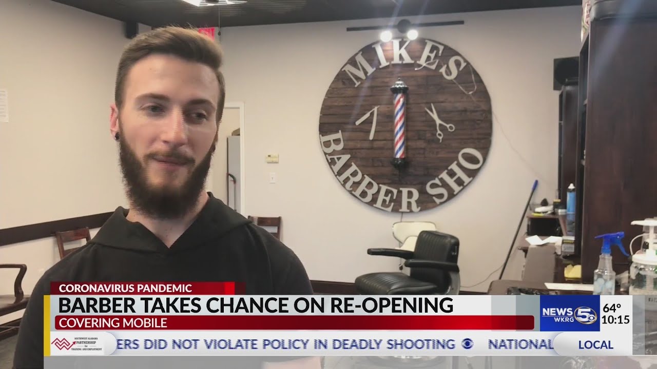 Barber takes chance on reopening YouTube