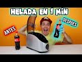 Probamos maquina para enfriar en 1 minuto tus bebidas // pongamoslo a prueba // cooper cooler