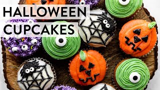 Decorated Halloween Cupcakes | Sally's Baking Recipes