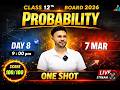 👉 🔥 one shot Probability   Most Important Questions | Class 12 Maths | Boards 2026 🔥 Target 95+