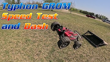 Arrma Typhon GROM speed test and bash