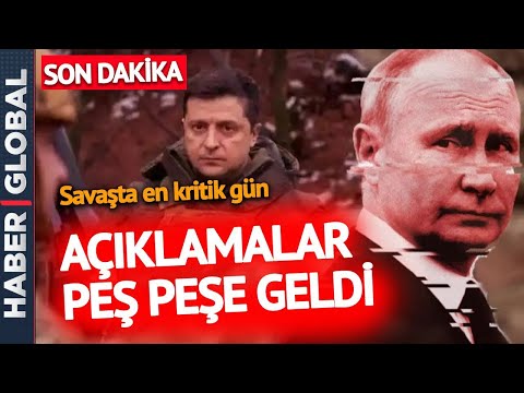 CANLI I Açıklamalar peş peşe geldi! Rusya Ukrayna Savaşı'nda Sıcak Saatler