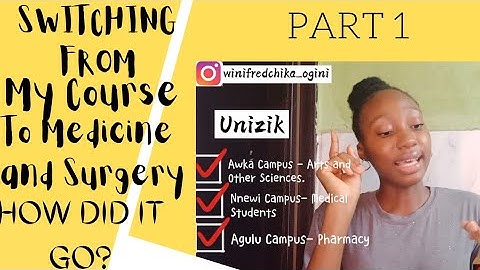 (PART 1) Switching from my Course to Medicine and Surgery | All you need to know. Hear my story 😱😱