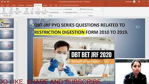 DBT-JRF(RESTRICTION DIGESTION RELATED QUESTION FROM 2010 TO 2019)||PYQ SERIES||BET||CSIRNET||GATE||