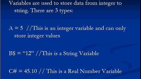 DarkBasic Professional Tutorial 1: Data Types (Better Qualit