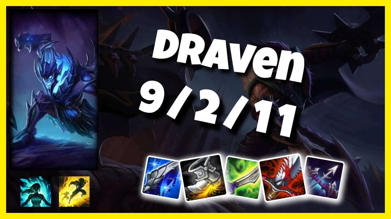 Challenger Draven Bot (9/2/11) Gameplay Replay - Patch 10.18