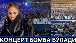 АТМОСФЕРА ДАХШАТ ДЖЕНИФЕР ЛОПЕС КОНЦЕРТИ БОШЛАНЯПТИ