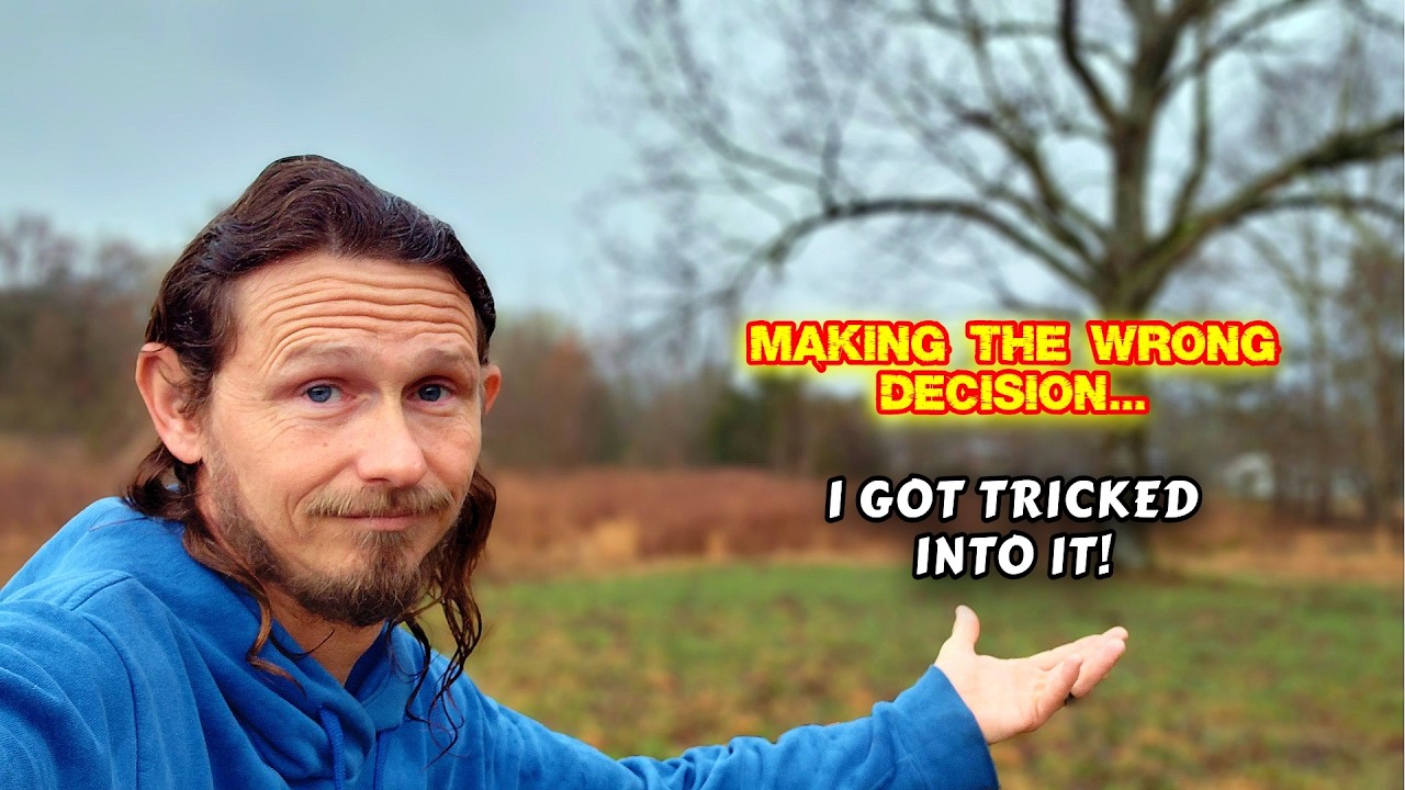 I ONLY HAD 2 CHOICES AND I CHOSE WRONG | vlog, couple, life, tiny house, homesteading, off-grid |