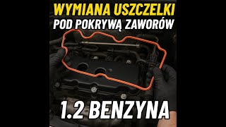 Fiat 500 2016 1.2 benzyna wymiana uszczelki pokrywy zaworów  (Rocker cover gasket replacement)
