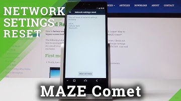 How to Reset Network in Maze Comet - Restore Original Settings