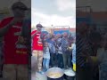 Mbavu Destroyer feeds local children at his neighbourhood after the Majembe bout. 💜🥳