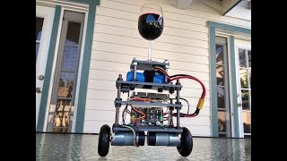 My Wine-Glass Carrying, Self-Balancing Inverted Pendulum Robot