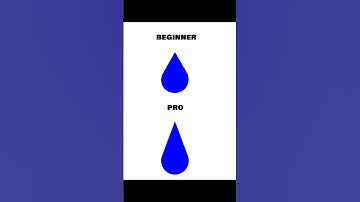 Adobe Illustrator 2025 - Tips to Draw Water Drop like a PRO #shortsfeed #ytshorts