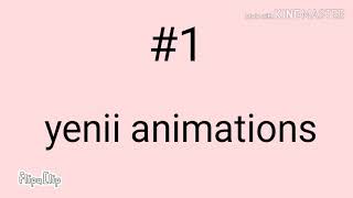 My favorite YouTubers  #Yenii animations #Irina XD BG #wolfox animations