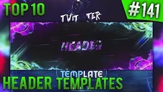 Top 10 Twitter Header Templates Free Download