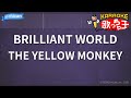 【カラオケ】BRILLIANT WORLD/THE YELLOW MONKEY