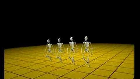 Biped locomotion simulation (2/5)