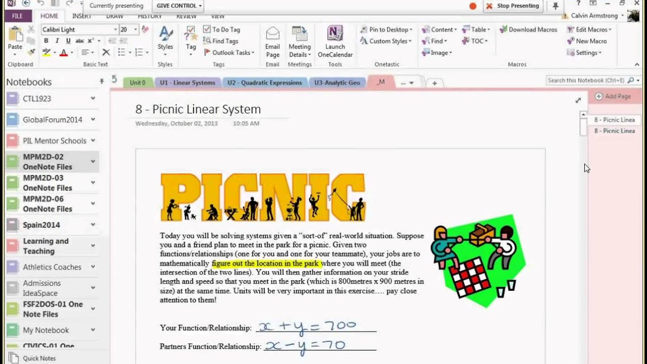Cal Armstrong OneNote Round Table - YouTube