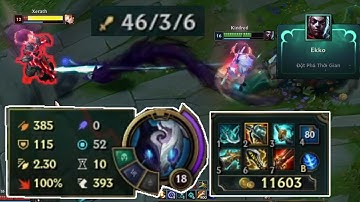 KỈ LỤC HỐT 46 XÁC VỚI KINDRED FULL 100% CRIT DƯ 10K VÀNG