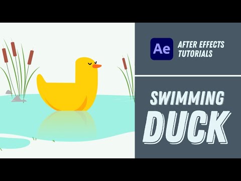 How to Animate a Duck Swimming - After Effects Tutorial #28