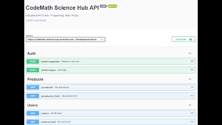 CodeMath Science Hub API - CSE341 Final Project | Node.js, Express, MongoDB
