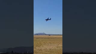 B-25 and F6F Hellcat Flyby