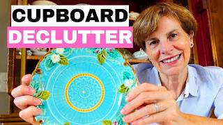 Kitchen Cupboard Reveal and Organise - My Antique Dishes