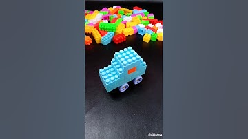 Satisfying DIY Blocks Mini Car | #buildingblocks | Lego Blocks ASMR | #shorts