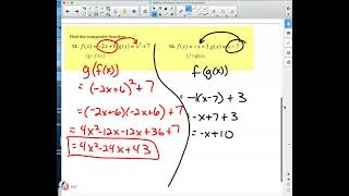 Algebra 2 Practice Test 6B, Day 2,  6-4 to 6-8 Mar  15, 2021