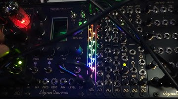 Abyss Devices JAM with Saevitus Tube Distortion, HexaMix VCA, MTR and others