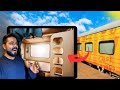 I traveled 3 days in a private capsule style hotel  rajdhani express 