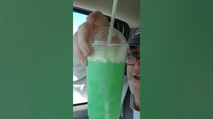 Returning McDonald's Shamrock Mint Shake REVIEW | Food Review #Shorts