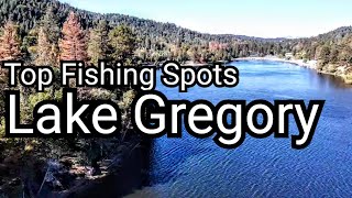 Top Fishing Spots | Lake Gregory California (Drone Views)