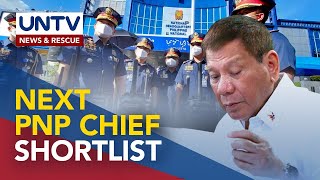 Listahan ng pagpipilian para sa susunod na PNP chief, naisumite na kay Pangulong Duterte