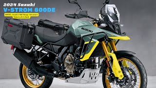 800DE, Suzuki's MidRange Adventure Motorcycle Is Back | 2024 Suzuki VStrom 800DE