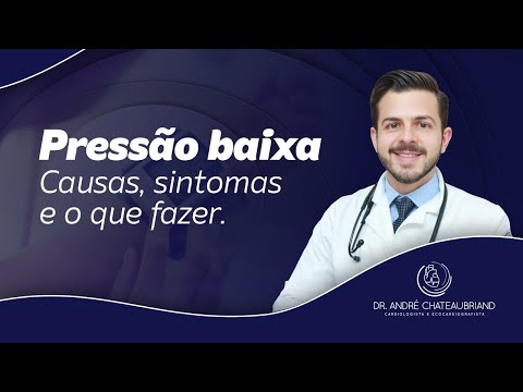 PRESSÃO BAIXA  ( HIPOTENSÃO) - Causas, Sintomas e o que fazer!