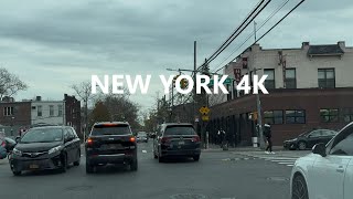 4K New York - Driving tour of Brooklyn ( E 7th Street & Avenue L ) - Nov 25, 2025
