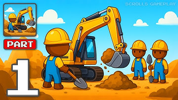 Demolish and Build - Gameplay Walkthrough Part 1 - Smash to Create Builder (iOS, Android)