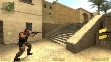 Counter Strike Source Dust 1 Bots #42 Only Sniper Rifles