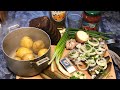 СЕЛЁДКА + ИВАСИ+ КАРТОШЕЧКА МУКБАНГ MUKBANG